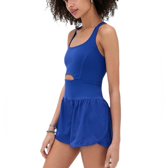 Free People FP Movement Righteous Onesie in Ultra Indigo - Picture 1 of 14